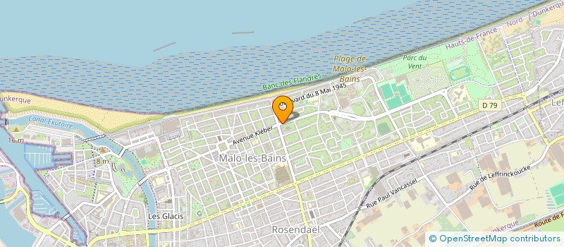 localisation de l'entreprise SCI DE L'HOTEL DES VENTES à DUNKERQUE