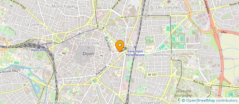 localisation de l'entreprise SCI DE L'HOTEL DES VENTES à DIJON