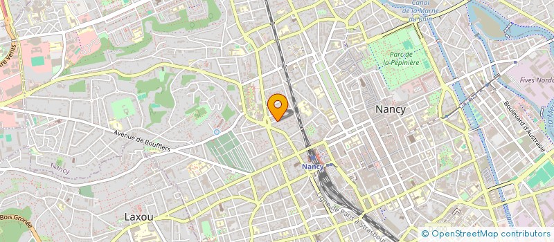 localisation de l'entreprise SCI  DE L HOTEL DES VENTES  NANCY