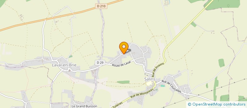 localisation de l'entreprise SCI DE L HOTEL DIEU  SALINS