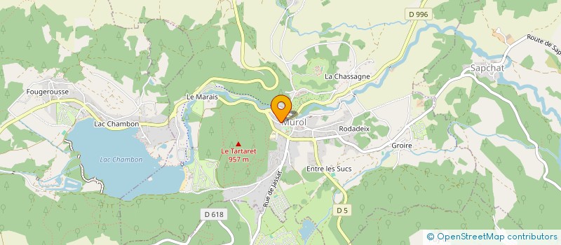 localisation de l'entreprise SCI DE L'HOTEL DU PARC  MUROL