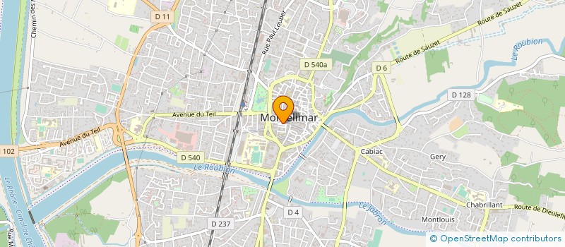 localisation de l'entreprise SCI DE L HOTEL DU PUY MONTBRUN à MONTELIMAR