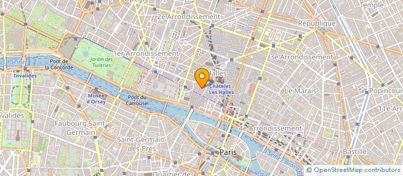 localisation de l'entreprise SCI DE L'HOTEL DU ROULE à PARIS