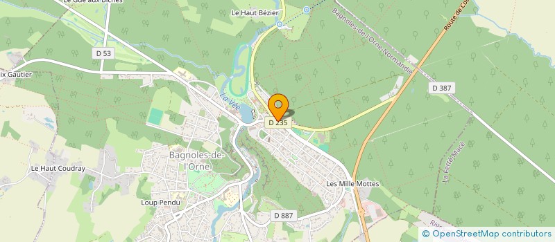 localisation de l'entreprise SCI DE L'HOTEL GAYOT à BAGNOLES-DE-L'ORNE-NORMANDIE