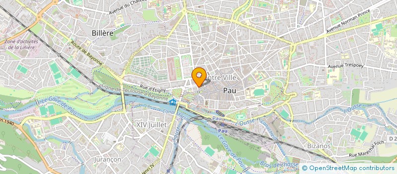 localisation de l'entreprise SCI DE L'HOTEL GRAMMONT à PAU
