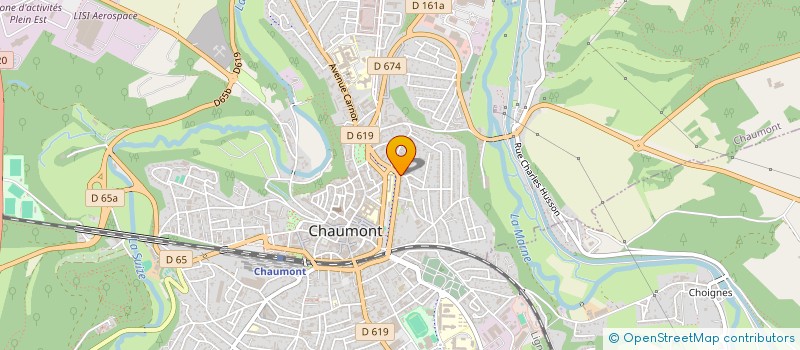 localisation de l'entreprise SCI DE L'HOTEL GUYARD à CHAUMONT