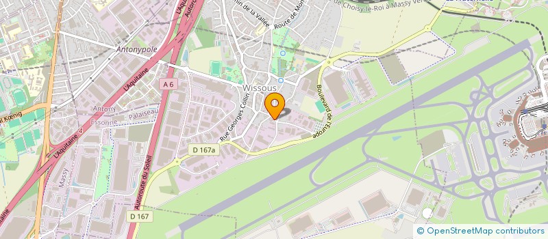 localisation de l'entreprise SCI DE L'HOTEL INDUSTRIEL DU COLOMBIER à WISSOUS