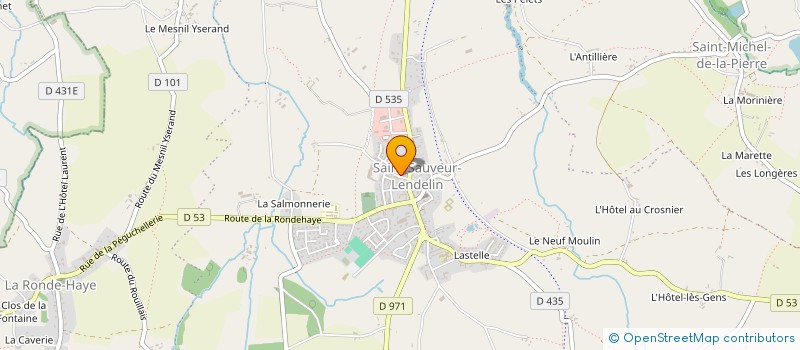 localisation de l'entreprise SCI DE L'HOTEL JACQUES JEAN à SAINT-SAUVEUR-VILLAGES