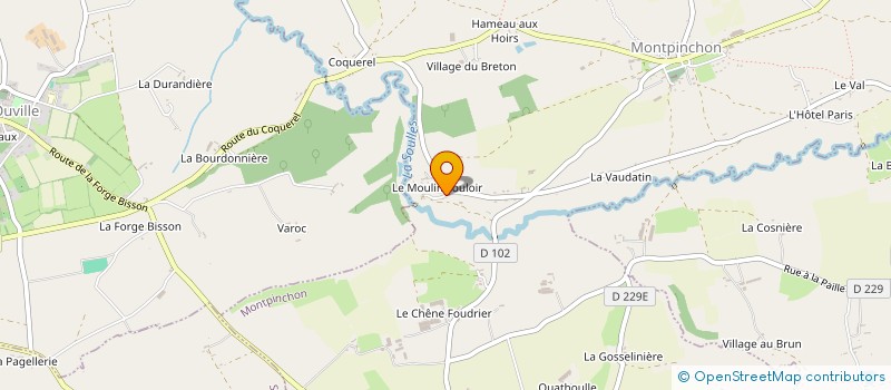 localisation de l'entreprise SCI DE L'HOTEL JACQUET  MONTPINCHON