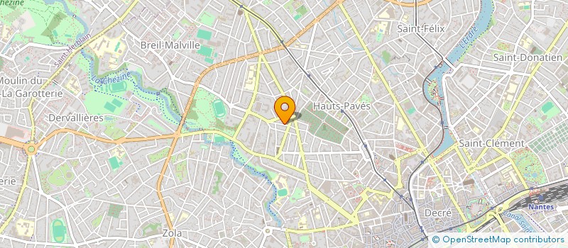 localisation de l'entreprise SCI DE L'HOTEL LOW COST DE NANTES-SAINT HERBLAIN à NANTES