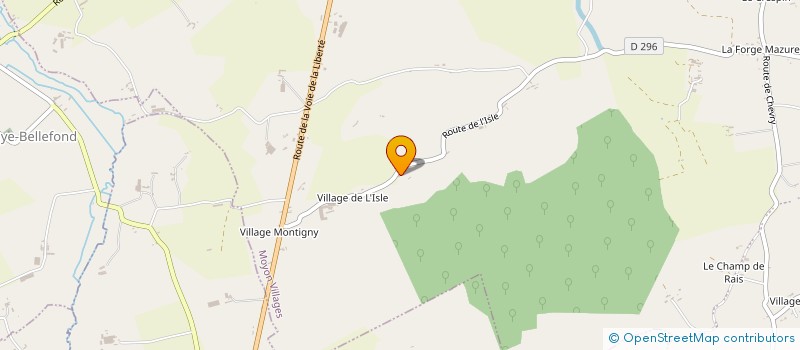 localisation de l'entreprise SCI DE L'HOTEL MABIRE  MOYON VILLAGES