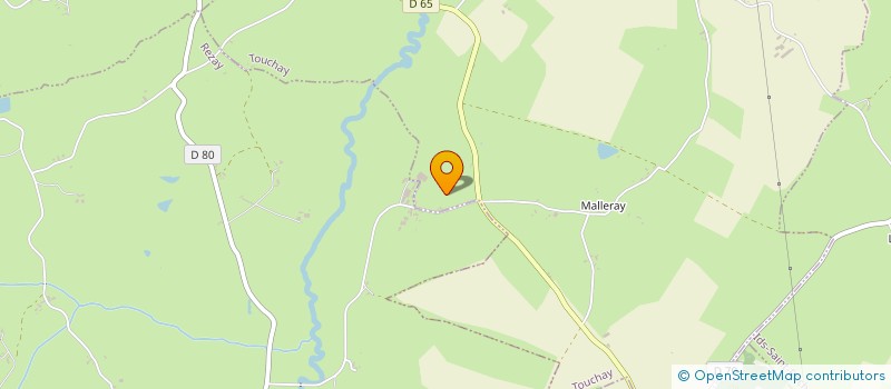 localisation de l'entreprise SCI DE L HOTEL OLYMPIA  TOUCHAY