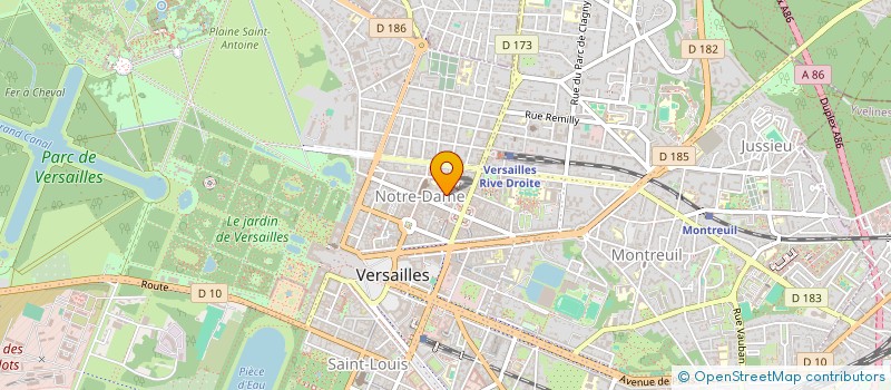 localisation de l'entreprise SCI DE L'HOTEL RAMEAU à VERSAILLES