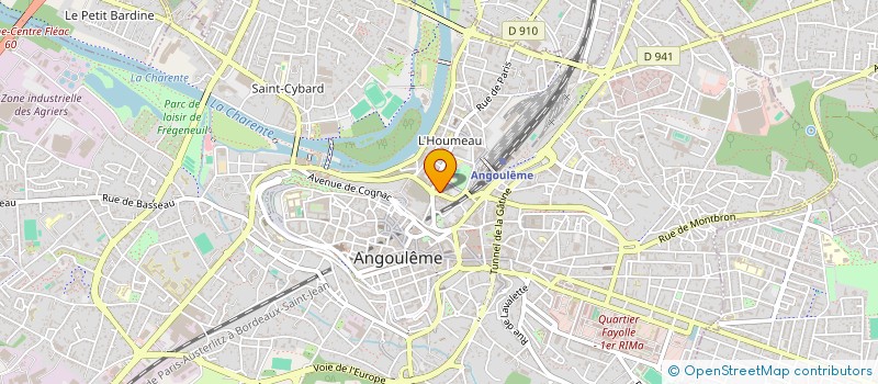 localisation de l'entreprise SCI DE L'HOUMEAU à ANGOULEME