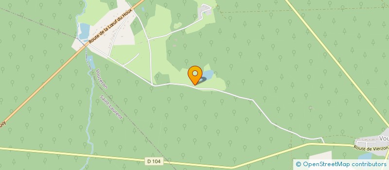 localisation de l'entreprise SCI DE L'HOURVARIE  VOUZERON