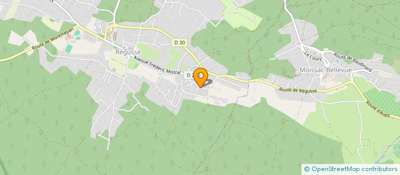 localisation de l'entreprise SCI DE L'HUBAC DES AUMADES à REGUSSE
