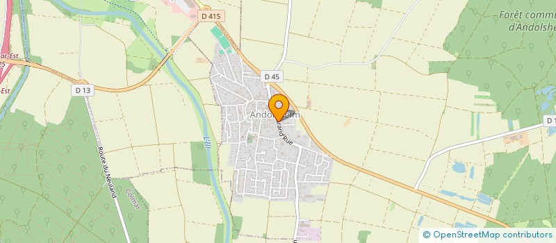 localisation de l'entreprise SCI DE L HUILERIE  ANDOLSHEIM