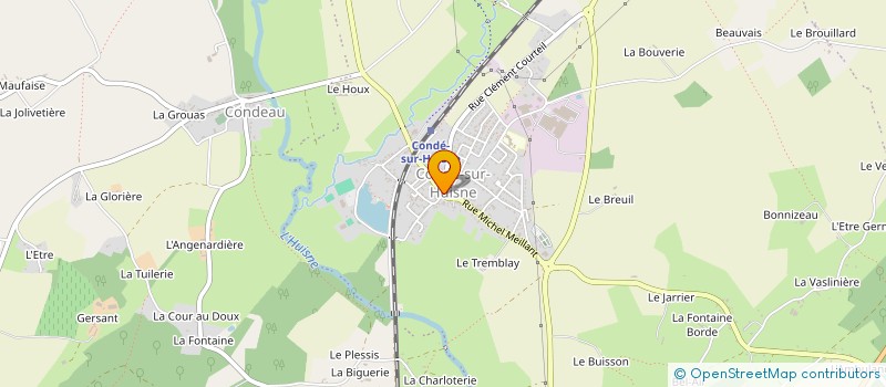 localisation de l'entreprise SCI DE L'HUISNE à REMALARD-EN-PERCHE