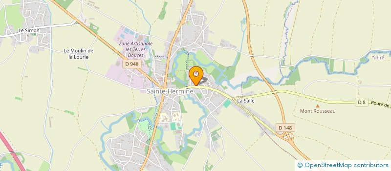 localisation de l'entreprise SCI DE L'IF  SAINTE-HERMINE