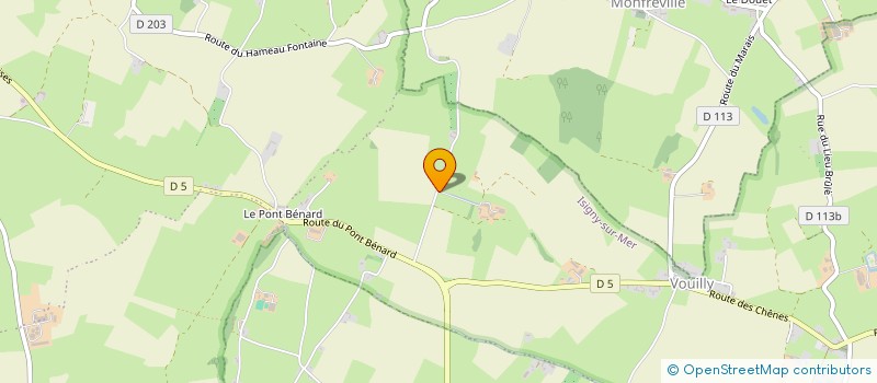 localisation de l'entreprise SCI DE L'IF  ISIGNY-SUR-MER