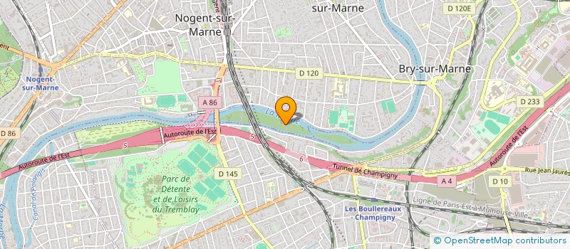 localisation de l'entreprise SCI DE L'ILE  LE PERREUX-SUR-MARNE