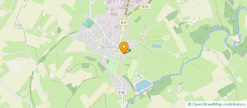 localisation de l'entreprise SCI DE L'ILE  BRULON