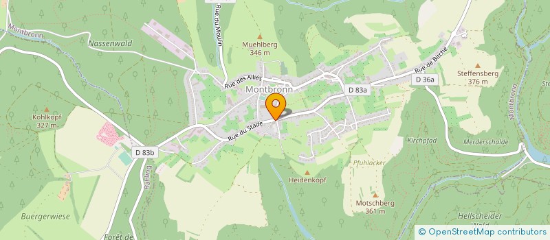 localisation de l'entreprise SCI DE L'ILE  MONTBRONN