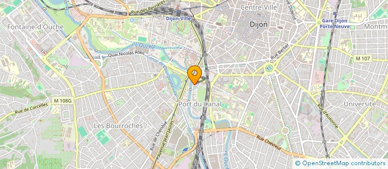 localisation de l'entreprise SCI DE L ILE à DIJON