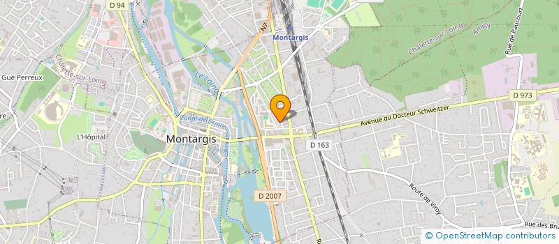 localisation de l'entreprise SCI DE L'ILE à MONTARGIS