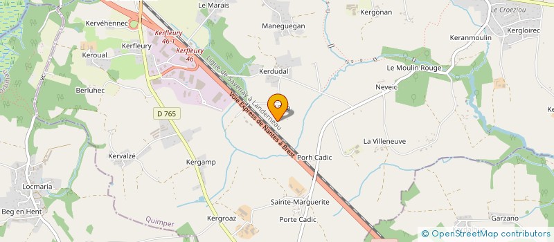 localisation de l'entreprise SCI DE L'ILE  REDENE