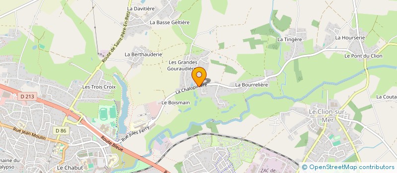 localisation de l'entreprise SCI DE L'ILE  PORNIC