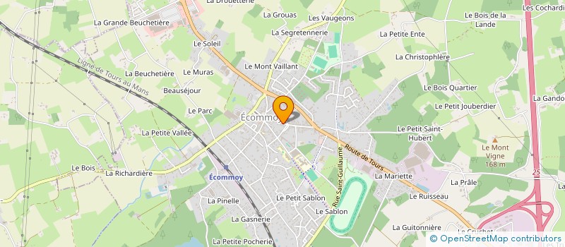 localisation de l'entreprise SCI DE L'ILE  ECOMMOY