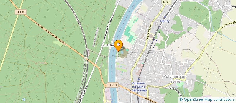 localisation de l'entreprise SCI DE L'ILE  VULAINES-SUR-SEINE