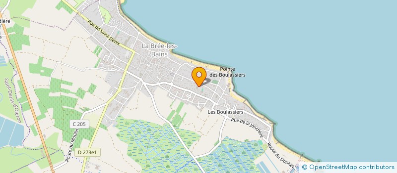 localisation de l'entreprise SCI DE L'ILE  LA BREE-LES-BAINS