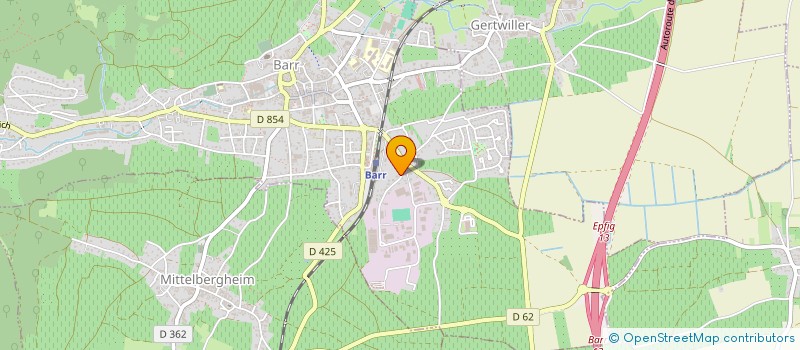 localisation de l'entreprise SCI DE L'ILE  BARR