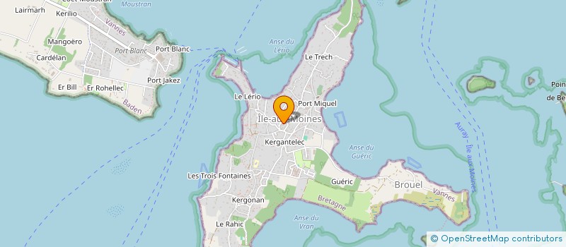 localisation de l'entreprise SCI DE L ILE AUX MOINES  ILE-AUX-MOINES