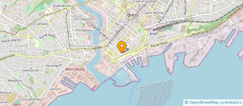 localisation de l'entreprise SCI DE L ILE BELLE  BREST