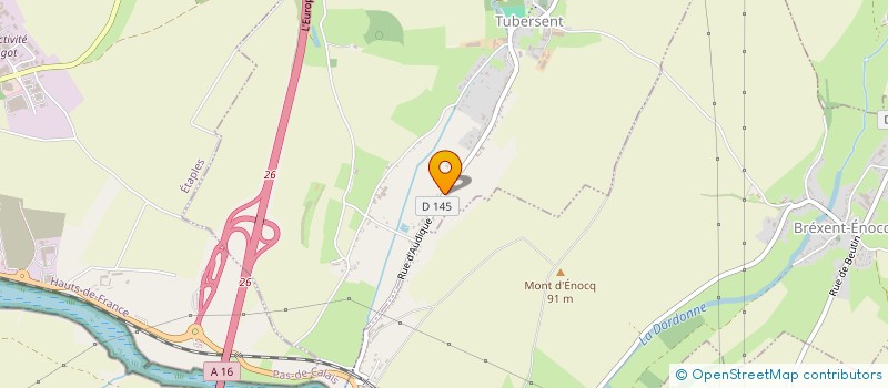 localisation de l'entreprise SCI DE L'ILE BOURBON  TUBERSENT