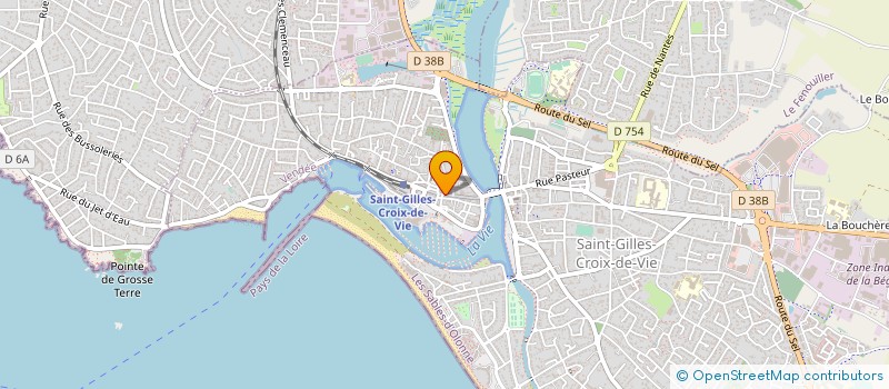 localisation de l'entreprise SCI DE L'ILE D'AMOUR à SAINT-GILLES-CROIX-DE-VIE