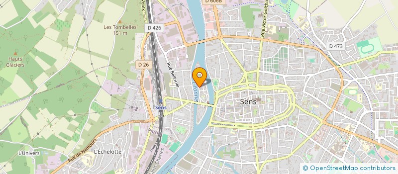 localisation de l'entreprise SCI DE L ILE D YONNE à SENS