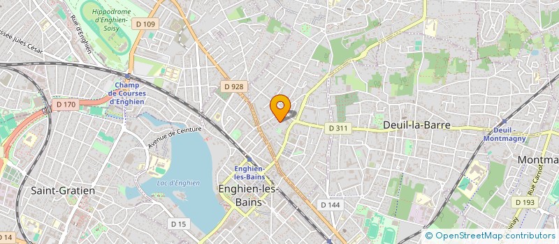 localisation de l'entreprise SCI DE L'ILE DE FRANCE à MONTMORENCY