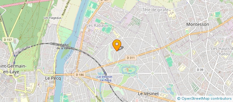 localisation de l'entreprise SCI DE L ILE DU REVE  VESINET (LE)