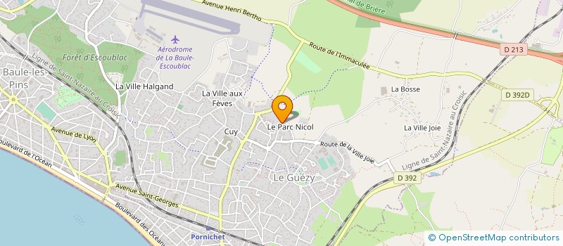 localisation de l'entreprise SCI DE L ILE HERET à LA BAULE-ESCOUBLAC