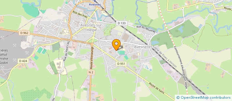 localisation de l'entreprise SCI DE L' ILE MOUCHET  AVESNELLES