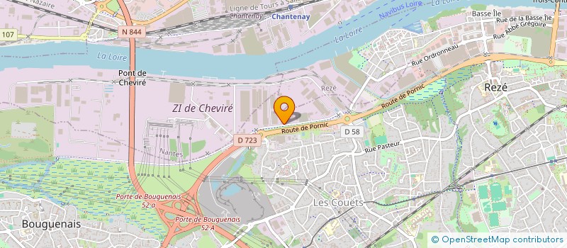 localisation de l'entreprise SCI DE L'ILE POINTIERE à BOUGUENAIS