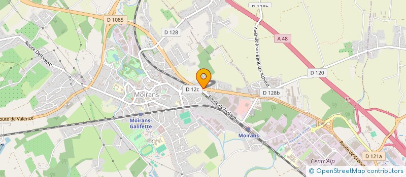 localisation de l'entreprise SCI DE L' ILE ROSE  MOIRANS