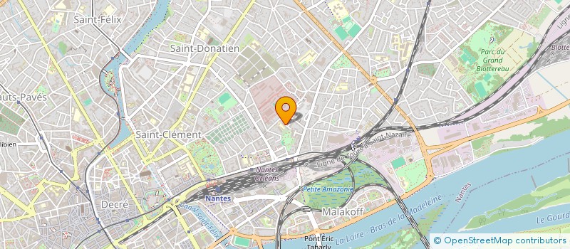 localisation de l'entreprise SCI DE L'ILE ROUGE 1 à NANTES
