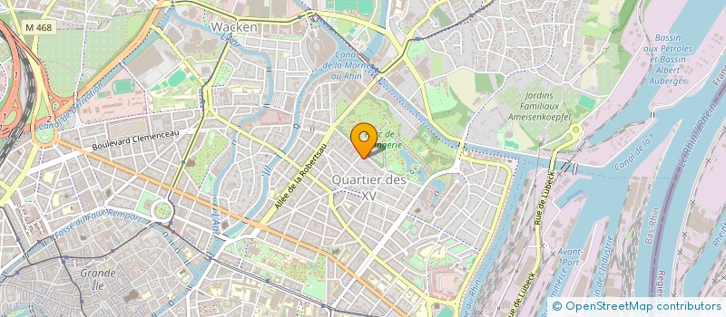localisation de l'entreprise SCI DE L ILE VERTE à STRASBOURG