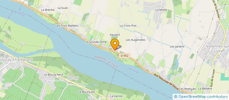 localisation de l'entreprise SCI DE L ILETTE  MONTSOREAU