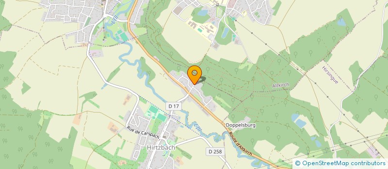 localisation de l'entreprise SCI DE L'ILLBERG  HIRTZBACH